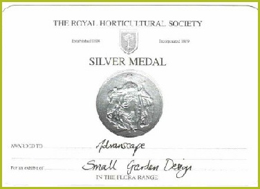 We Were Awarded A RHS Silver Medal For Our 'Very Moorish' Garden
