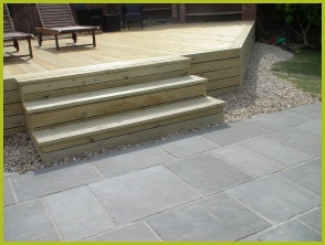 Professional Landscaping Installation Of Decking In Redditch