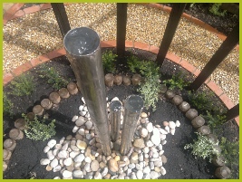 Stainless Steel Water Feature Installed In Redditch